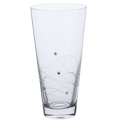 Dartington Crystal Small Conical Glass Vase Wedding,Home,Party Vintage Gift UK   401537574044
